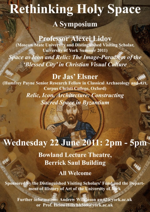 Rethinking Holy Space Symposium Poster